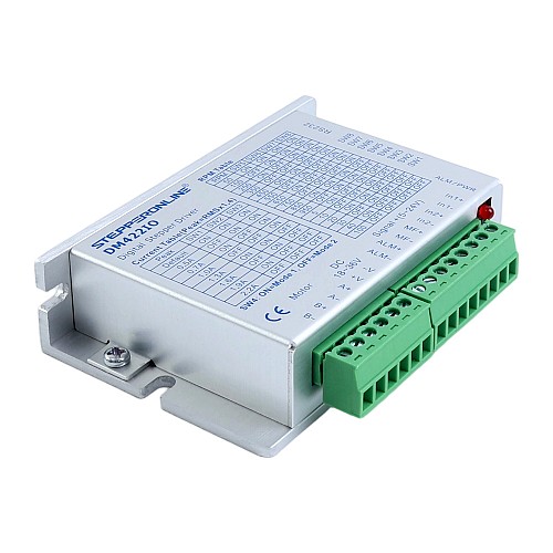 I/O Control Stepper Driver 0-2.2A 18-36VDC for Nema 11, 14, 17 Stepper Motor - DM422IO | StepperOnline CA