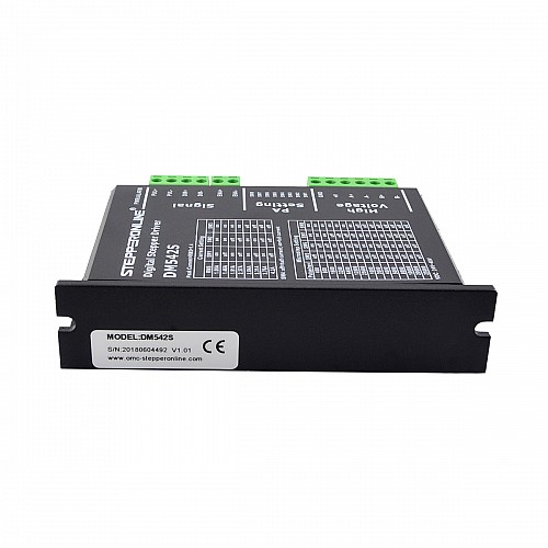 Digital Stepper Driver 1.0-4.2A 24-48VDC for Nema 17, 23, 24 Stepper Motor - DM542S | StepperOnline CA