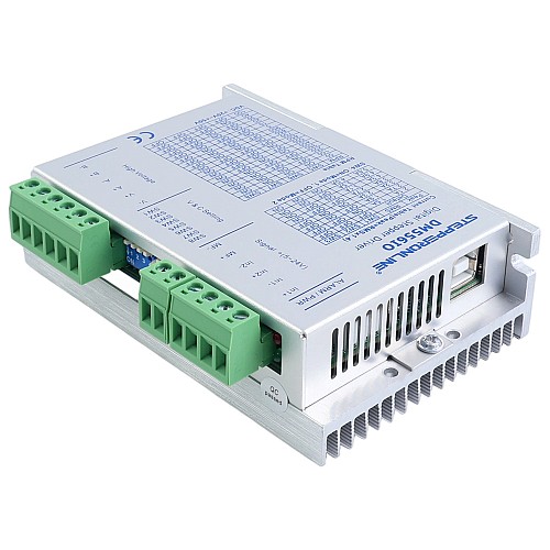 I/O Control Stepper Driver 0-4.0A 24-50VDC for Nema 23, 24, 34 Stepper Motor - DM556IO | StepperOnline CA