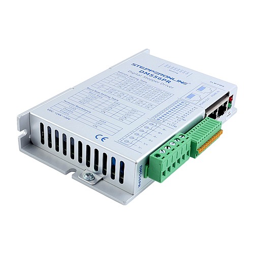 Y Series Modbus RS485 Stepper Driver 0-4.0A 24-50VDC for Nema 23, 24, 34 Stepper Motor - DM556PR | StepperOnline CA