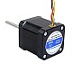 4pcs Nema 17 High Temp Stepper Motor 55Ncm(77.93oz.in) 55mm Round Shaft Insulation Class H 180C - 4-17HS19-2504S-H-V1 | StepperOnline CA