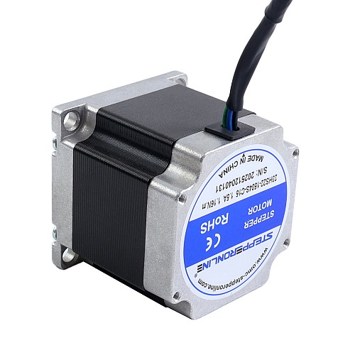 Nema 23 Stepper Motor Bipolar 1.8deg 1.16Nm(164.3oz.in) 1.5A 57x57x56mm with 762mm Cable & Molex Connector - 23HS22-1504S-C15 | StepperOnline CA