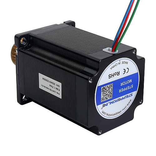 Nema 23 3-Phase Stepper Motor 1.7Nm(240.79oz.in) 5.8A 57x57x80.7mm 3 Wires w/ Timing Belt Pulley - 23HT32-5803S-C1 | StepperOnline CA Nema 23 3-Phase Stepper Motor 1.7Nm(240.79oz.in) 5.8A 57x57x80.7mm 3 Wires w/ Timing Belt Pulley - 23HT32-5803S-C1 | StepperOnline CA
