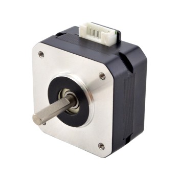 E Series Nema 17 Bipolar 1.8deg 17Ncm(24.07oz.in) 1A 42x42x23mm 4 Wires E Series Nema 17 Bipolar 1.8deg 17Ncm(24.07oz.in) 1A 42x42x23mm 4 Wires