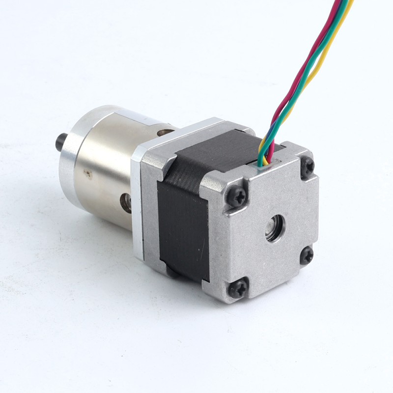 Nema 14 Stepper Motor Bipolar L=34mm w/ Gear Ratio 19:1 Planetary Gearbox - 14HS13-0804S-PG19 | StepperOnline CA