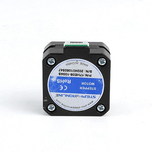 E Series Nema 17 Bipolar 1.8deg 17Ncm(24.07oz.in) 1A 42x42x23mm 4 Wires - 17HE08-1004S | StepperOnline CA