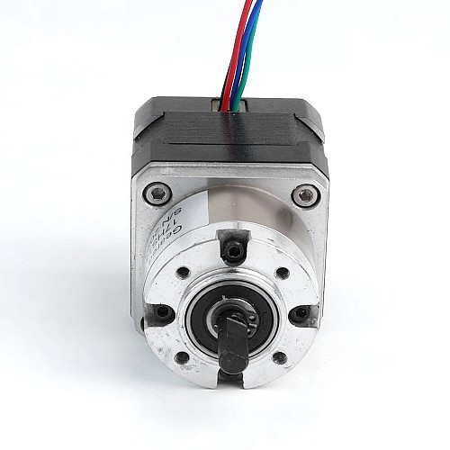 Nema 17 Stepper Motor Bipolar L=34mm w/ Gear Ratio 5:1 Planetary Gearbox - 17HS13-0404S-PG5 | StepperOnline CA