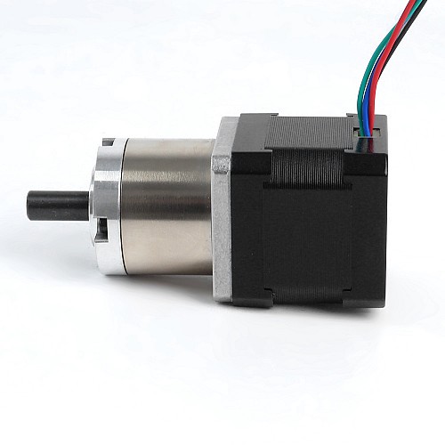 Nema 17 Stepper Motor Bipolar L=40mm w/ Gear Ratio 27:1 Planetary Gearbox - 17HS15-1684S-PG27 | StepperOnline CA