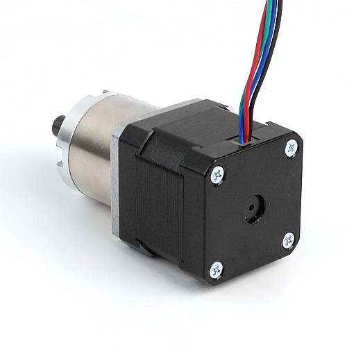 Nema 17 Stepper Motor Bipolar L=40mm w/ Gear Ratio 27:1 Planetary Gearbox - 17HS15-1684S-PG27 | StepperOnline CA