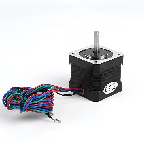 Nema 17 Bipolar 45Ncm(63.74oz.in) 2A 42x42x40mm 4 Wires w/ 1m Cable & Connector - 17HS16-2004S1 | StepperOnline CA