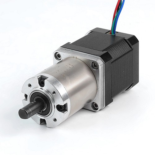 Nema 17 Stepper Motor Bipolar L=48mm w/ Gear Ratio 51:1 Planetary Gearbox - 17HS19-1684S-PG51 | StepperOnline CA