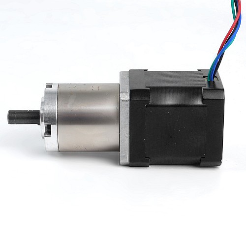 Nema 17 Stepper Motor Bipolar L=48mm w/ Gear Ratio 51:1 Planetary Gearbox - 17HS19-1684S-PG51 | StepperOnline CA