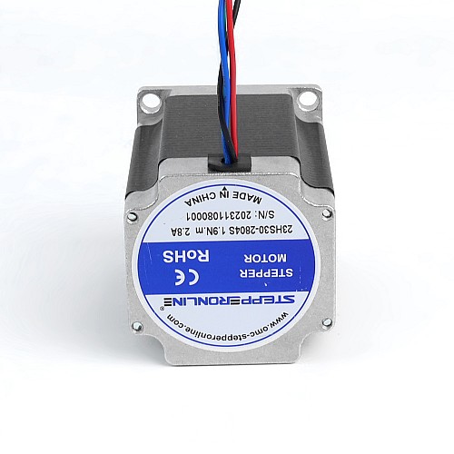 Nema 23 Bipolar 1.8deg 1.9Nm(269.06oz.in) 2.8A 57x57x76mm 4 Wires - 23HS30-2804S | StepperOnline CA