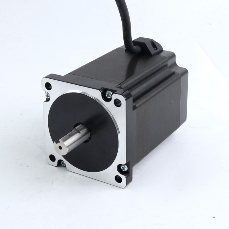 S Series Nema 34 Stepper Motor 8.5Nm(1204oz.in) 14mm Key-way Shaft 1m Cable - 34HS46-6004S1 | StepperOnline CA