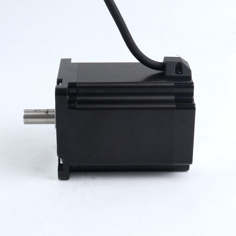 S Series Nema 34 Stepper Motor 8.5Nm(1204oz.in) 14mm Key-way Shaft 1m Cable - 34HS46-6004S1 | StepperOnline CA