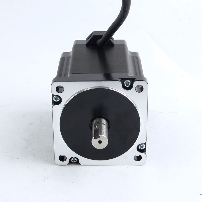 S Series Nema 34 Stepper Motor 8.5Nm(1204oz.in) 14mm Key-way Shaft 1m Cable - 34HS46-6004S1 | StepperOnline CA