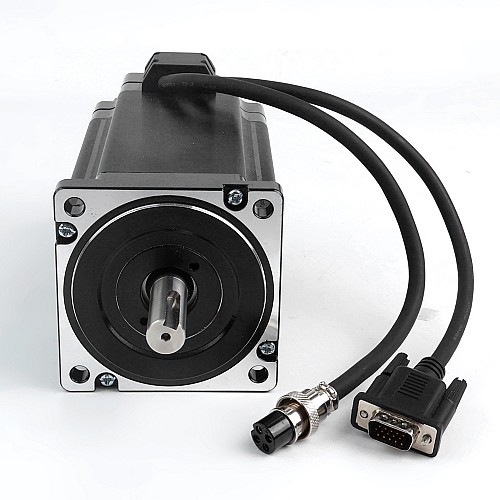 S Series Nema 34 Closed Loop Stepper Motor 12.0Nm(1699.34oz.in) Encoder 1000PPR(4000CPR) - 34HS59-6004D-E1000 | StepperOnline CA