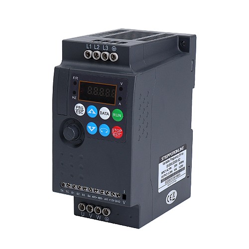 EV200 Series VFD 3HP 2.2KW 9.6A Single Phase 220V Variable Frequency Drive - EV200-2200G-S2 | StepperOnline CA EV200 Series VFD 3HP 2.2KW 9.6A Single Phase 220V Variable Frequency Drive - EV200-2200G-S2 | StepperOnline CA