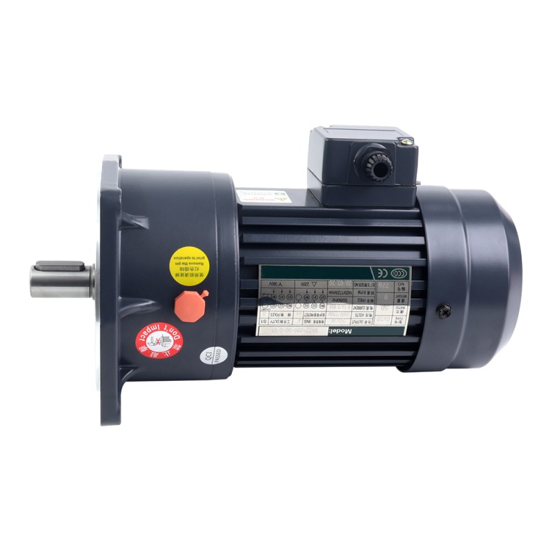 GV Series Vertical Medium-Sized Geared Motor Power 0.1-3.7KW Gear Ratio 3-1800 with Brake - GV-XX-XXX-XX-X-B-XX-XX | StepperOnline CA