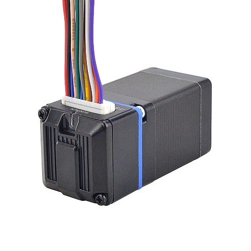 ESS Series 7.4Ncm(10.48oz.in) Nema 11 Integrated RS-485 Stepper Motor 24VDC 5000CPR - ESS11-01PR | StepperOnline CA