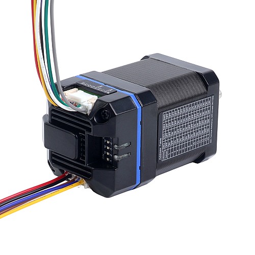 ESS Series 0.48Nm(68.00oz.in) Nema 17 Integrated RS485 Closed Loop Stepper Servo Motor 24VDC 1000CPR - ESS17-RS04 | StepperOnline CA