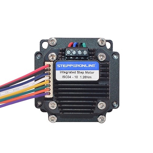 Nema 23 Integrated Stepper Motor 126Ncm(178.4oz.in) w/ Controller ISC04 12-38VDC - ISC04-10 | StepperOnline CA