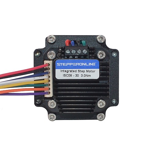 Nema 23 Integrated Stepper Motor 300Ncm(424.83oz.in) w/ Controller ISC08 12-38VDC - ISC08-30 | StepperOnline CA