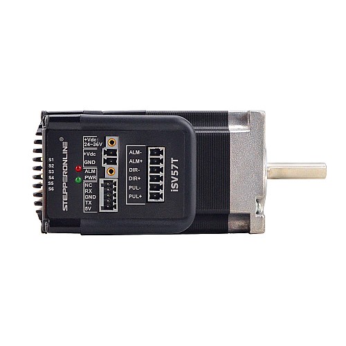 NEMA 23 Integrated Easy Servo Motor 90W 3000rpm 0.3Nm(42.49oz.in) 20-50VDC Brushless DC Servo Motor - iSV57T-090 | StepperOnline CA