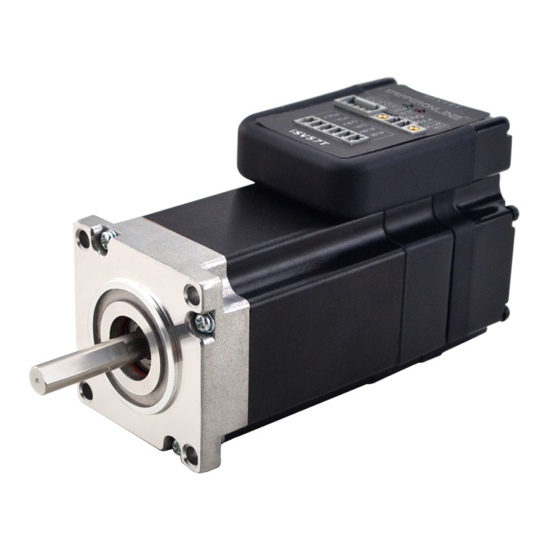NEMA 23 Integrated Easy Servo Motor 130W 3000rpm 0.45Nm(63.73oz.in) 20-50VDC Brushless DC Servo Motor - iSV57T-130 | StepperOnline CA