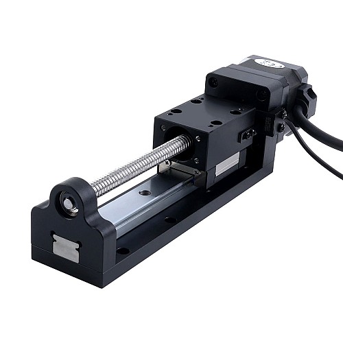 Nema 17 Stepper Ball Screw Linear Actuator 1.5A Stroke 80mm 0.25Nm(35.40oz.in) Lead 2mm(0.07874") with Sensor - LMD17S13BAB15-080 | StepperOnline CA