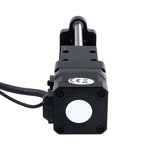 Nema 17 Stepper Ball Screw Linear Actuator 1.5A Stroke 80mm 0.25Nm(35.40oz.in) Lead 2mm(0.07874") with Sensor - LMD17S13BAB15-080 | StepperOnline CA