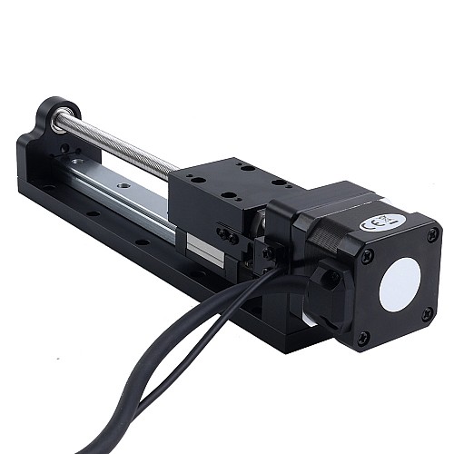 Nema 17 Stepper Ball Screw Linear Actuator 1.5A Stroke 120mm 0.25Nm(35.40oz.in) Lead 1mm(0.0393") with Sensor - LMD17S13BSB15-120 | StepperOnline CA
