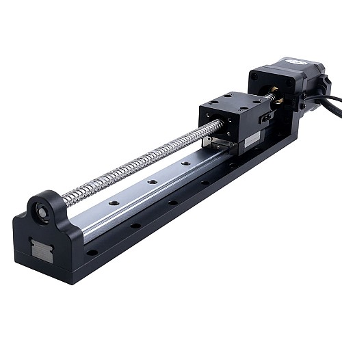 Nema 17 Stepper Ball Screw Linear Actuator 2.5A Stroke 200mm 0.5Nm(70.81oz.in) Lead 12mm(0.4724") with Sensor - LMD17S19B2B25-200 | StepperOnline CA