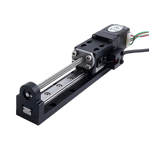 Nema 17 Stepper Ball Screw Linear Actuator 1.5A Stroke 80mm 0.25Nm(35.40oz.in) Lead 1mm(0.0393") with Sensor - LMD8S12BSS05-060 | StepperOnline CA