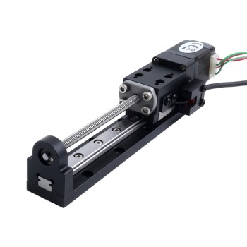 Nema 8 Stepper Lead Screw Linear Actuator 0.5A Stroke 90mm 0.01Nm(1.416oz.in) Lead 1mm(0.03937") with Sensor