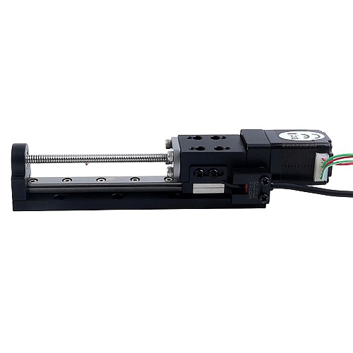Nema 17 Stepper Ball Screw Linear Actuator 1.5A Stroke 80mm 0.25Nm(35.40oz.in) Lead 1mm(0.0393") with Sensor - LMD8S12BSS05-060 | StepperOnline CA