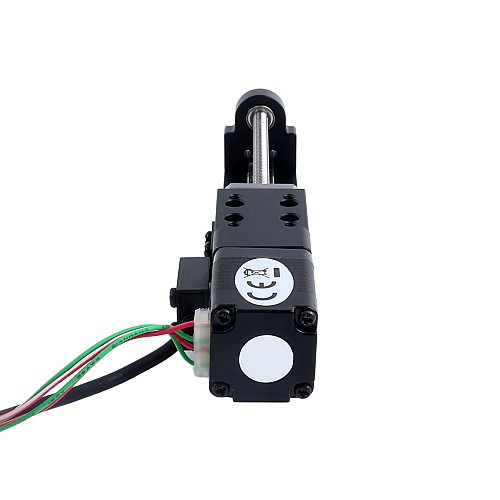 Nema 17 Stepper Ball Screw Linear Actuator 1.5A Stroke 80mm 0.25Nm(35.40oz.in) Lead 1mm(0.0393") with Sensor - LMD8S12BSS05-060 | StepperOnline CA