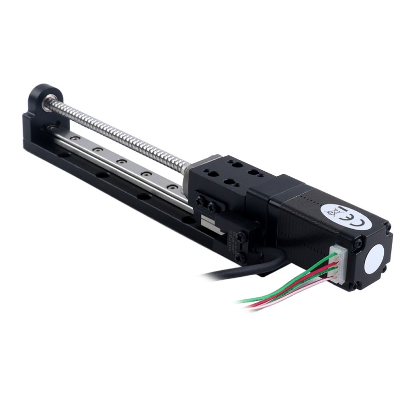 Nema 8 Stepper Ball Screw Linear Actuator 0.5A Stroke 90mm 0.02Nm(2.83oz.in) Lead 2mm(0.07874) with Sensor - LMD8S15BAA05-090 | StepperOnline CA