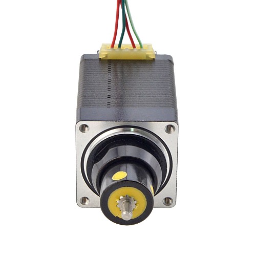NEMA 11 Captive Acme Linear Stepper Motor 1.0A 46mm Stack Screw Lead 2.54mm(0.1) Travel 12.7mm - 11C18S1004GD5-013RS | StepperOnline CA