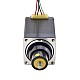 NEMA 11 Captive Acme Linear Stepper Motor 1.0A 46mm Stack Screw Lead 2.54mm(0.1) Travel 12.7mm - 11C18S1004GD5-013RS | StepperOnline CA