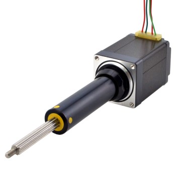 NEMA 11 Captive Acme Linear Stepper Motor 1.0A 46mm Stack Screw Lead 5.08mm(0.2") Travel 50.8mm NEMA 11 Captive Acme Linear Stepper Motor 1.0A 46mm Stack Screw Lead 5.08mm(0.2") Travel 50.8mm