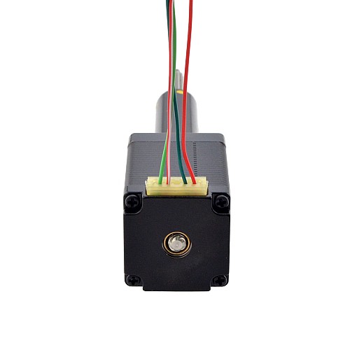 NEMA 11 Captive Acme Linear Stepper Motor 1.0A 46mm Stack Screw Lead 5.08mm(0.2) Travel 50.8mm - 11C18S1004HD5-051RS | StepperOnline CA