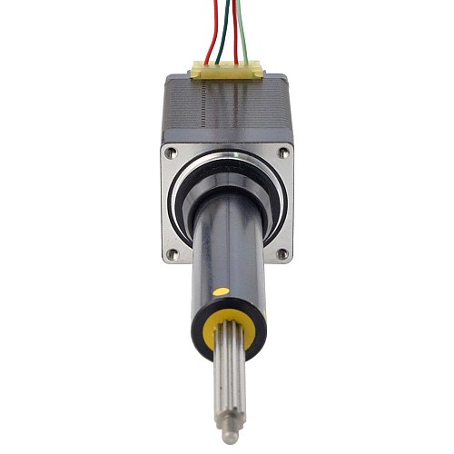 NEMA 11 Captive Acme Linear Stepper Motor 1.0A 46mm Stack Screw Lead 5.08mm(0.2) Travel 50.8mm - 11C18S1004HD5-051RS | StepperOnline CA