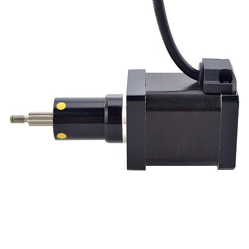 NEMA 14 Captive Acme Linear Stepper Motor 1.5A 47mm Stack Screw Lead 2.54mm(0.1) Travel 25.4mm - 14C19S1504GF5-025RS | StepperOnline CA