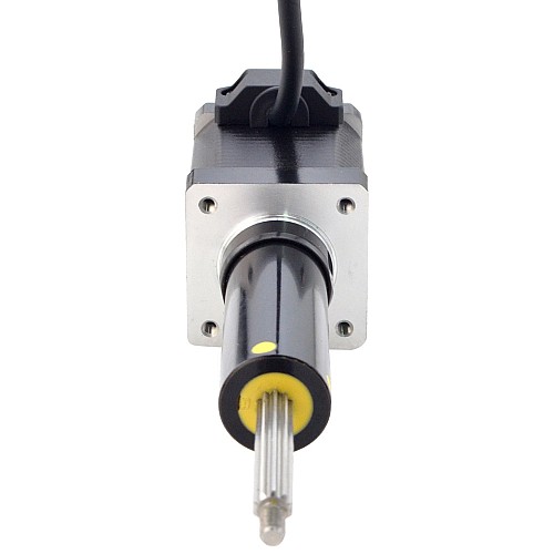 NEMA 14 Captive Acme Linear Stepper Motor 1.5A 47mm Stack Screw Lead 6.35mm(0.25) Travel 50.8mm - 14C19S1504RF5-051RS | StepperOnline CA