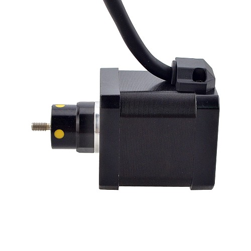 NEMA 17 Captive Acme Linear Stepper Motor 2.5A 48mm Stack Screw Lead 2.54mm(0.1) Travel 12.7mm - 17C19S2504GF5-013RS | StepperOnline CA NEMA 17 Captive Acme Linear Stepper Motor 2.5A 48mm Stack Screw Lead 2.54mm(0.1) Travel 12.7mm - 17C19S2504GF5-013RS | StepperOnline CA
