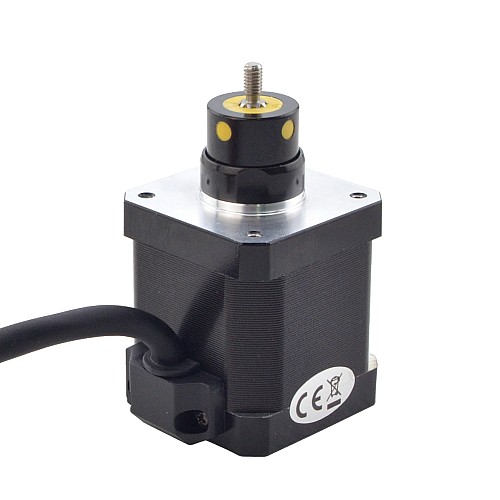 NEMA 17 Captive Acme Linear Stepper Motor 2.5A 48mm Stack Screw Lead 2.54mm(0.1) Travel 12.7mm - 17C19S2504GF5-013RS | StepperOnline CA NEMA 17 Captive Acme Linear Stepper Motor 2.5A 48mm Stack Screw Lead 2.54mm(0.1) Travel 12.7mm - 17C19S2504GF5-013RS | StepperOnline CA