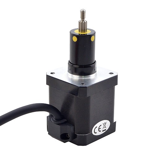 NEMA 17 Captive Acme Linear Stepper Motor 2.5A 48mm Stack Screw Lead 2.54mm(0.1) Travel 25.4mm - 17C19S2504GF5-025RS | StepperOnline CA NEMA 17 Captive Acme Linear Stepper Motor 2.5A 48mm Stack Screw Lead 2.54mm(0.1) Travel 25.4mm - 17C19S2504GF5-025RS | StepperOnline CA
