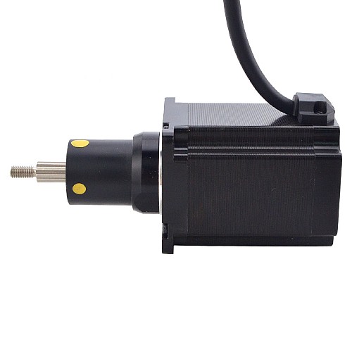 NEMA 23 Captive Acme Linear Stepper Motor 4.0A 75mm Stack Screw Lead 2.54mm(0.1) Travel 31.8mm - 23C30S4004GG5-032RS | StepperOnline CA