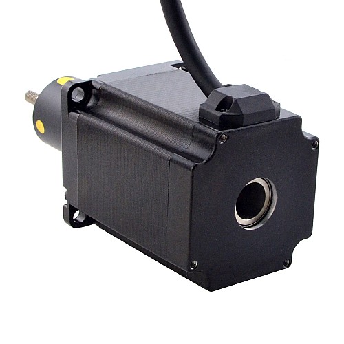 NEMA 23 Captive Acme Linear Stepper Motor 4.0A 75mm Stack Screw Lead 2.54mm(0.1) Travel 31.8mm - 23C30S4004GG5-032RS | StepperOnline CA